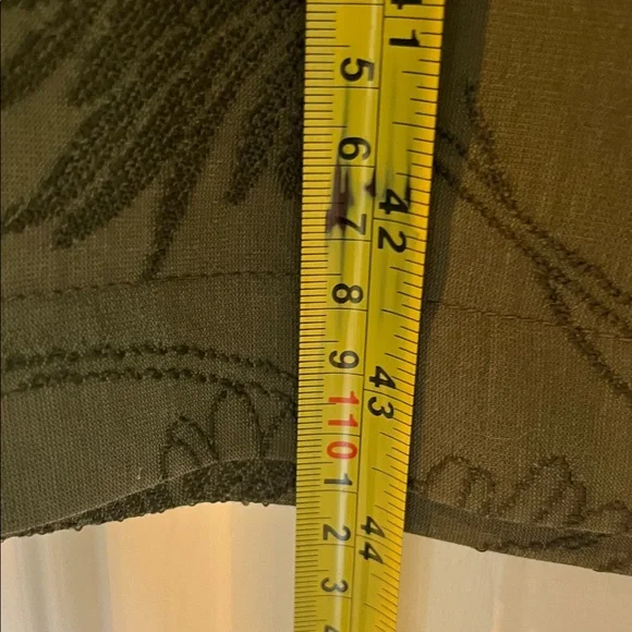 Golden Goose Boyfriend Shirt/Pant set Olive Green embroidery flower details. NWT - Picture 9 of 16